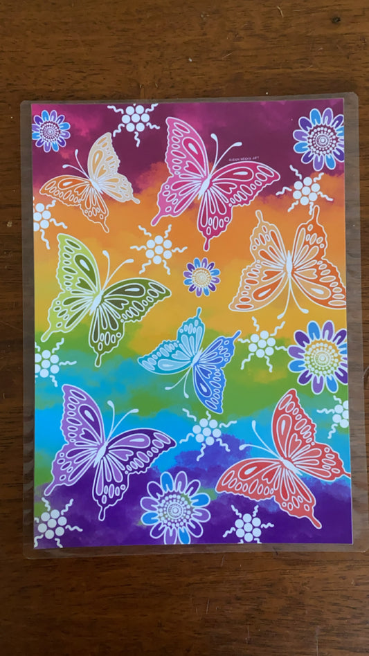 Indigenous Poster “Tropical Butterflies”