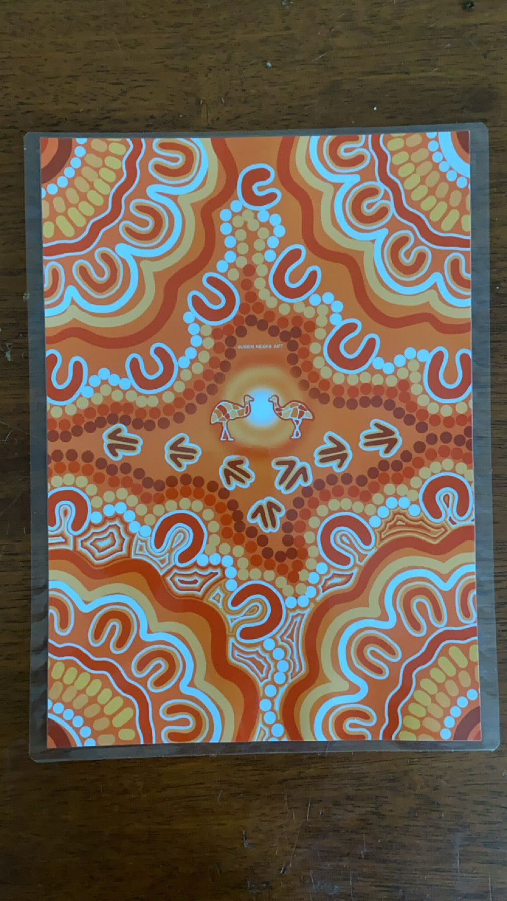 Indigenous Poster “Emu Sunset”