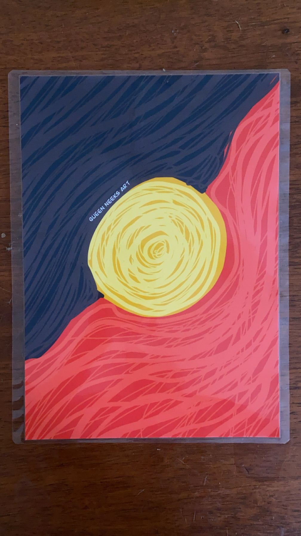 Indigenous Poster “Aboriginal Flag”