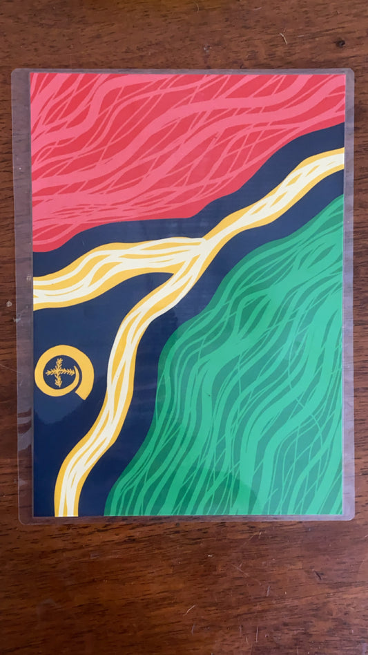 Indigenous Poster “Vanuatu Flag”