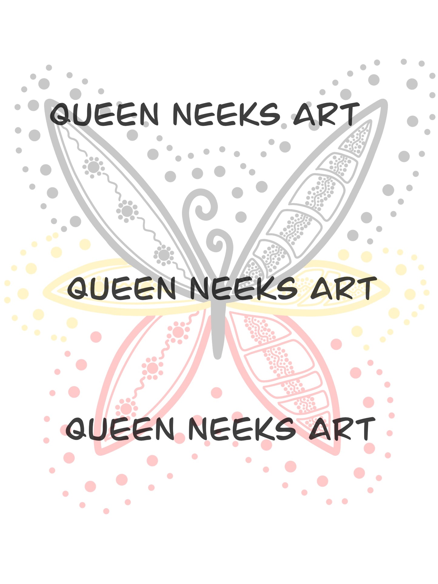 Aboriginal Butterfly Tattoo Design #7